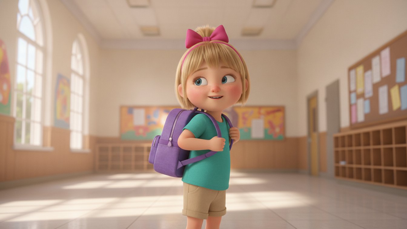 Mia’s First Day at School story preview
